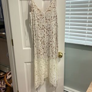 White lulu lacey dress
